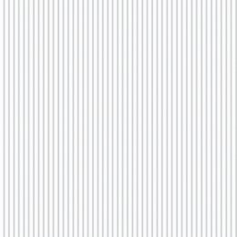 Galerie Pretty Prints Ticking Stripe White & Grey Wallpaper
