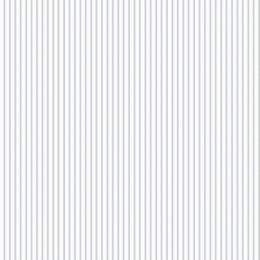 Galerie Pretty Prints Ticking Stripe White & Grey Wallpaper