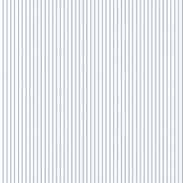 Galerie Pretty Prints Ticking Stripe White & Dark Blue Wallpaper