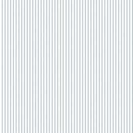 Galerie Pretty Prints Ticking Stripe White & Dark Blue Wallpaper