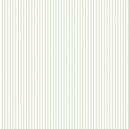 Galerie Pretty Prints Ticking Stripe White & Green Wallpaper