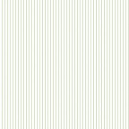 Galerie Pretty Prints Ticking Stripe White & Green Wallpaper