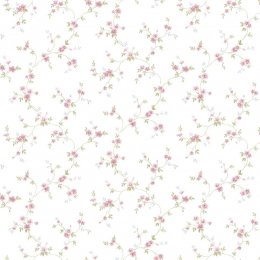 Galerie Pretty Prints Como Trail Cream / Pink / Green / Blue Wallpaper