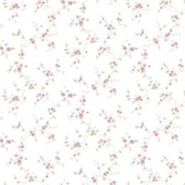 Galerie Pretty Prints Como Trail Cream / Pink / Green / Blue Wallpaper