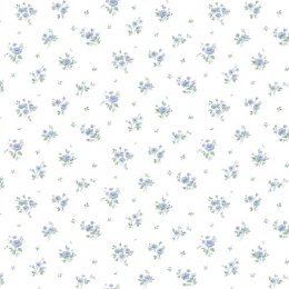 Galerie Pretty Prints Rainbow Floral Blue & Green Wallpaper