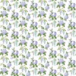 Galerie Pretty Prints Mini Rose White / Purple / Turquoise / Green Wallpaper