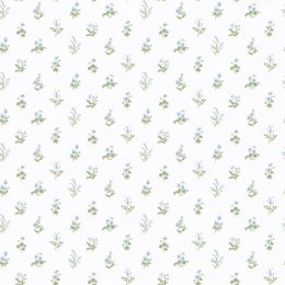 Galerie Pretty Prints Mini Garden Spot Blue & Green Wallpaper