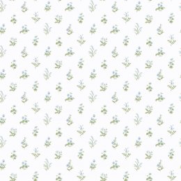 Galerie Pretty Prints Mini Garden Spot Blue & Green Wallpaper