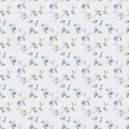 Galerie Pretty Prints Mini Floral Trail Blue & Green Wallpaper