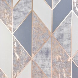 Superfresco Milan Geo Rose Gold Wallpaper 106407