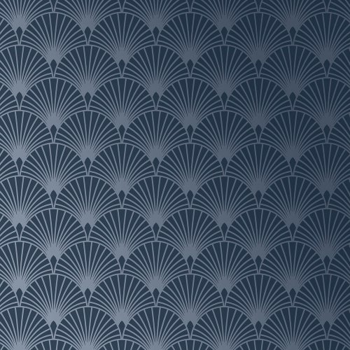 Superfresco Easy Ecailles Gatsby Blue Wallpaper