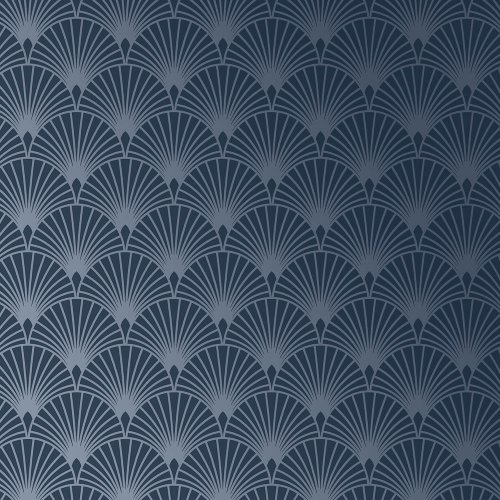 Superfresco Easy Ecailles Gatsby Blue Wallpaper