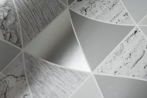 Graham & Brown Refections Silver Wallpaper 103292