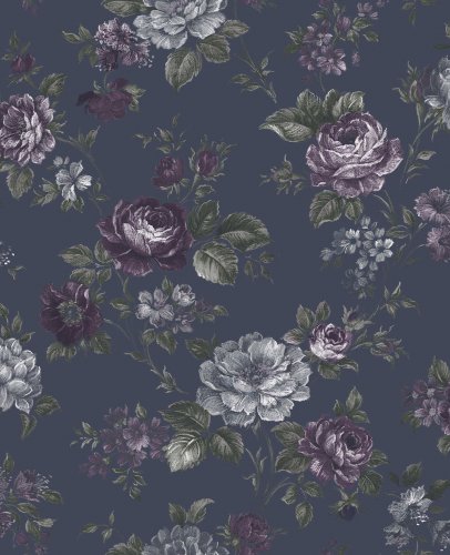 Graham & Brown Muse French Navy Wallpaper 103506