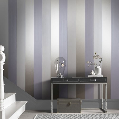 Graham & Brown Figaro Lavender Wallpaper Room