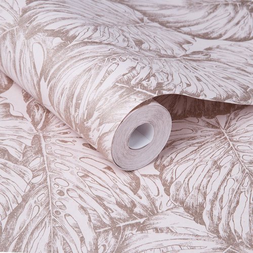 Graham & Brown Tropical Blush Wallpaper Roll
