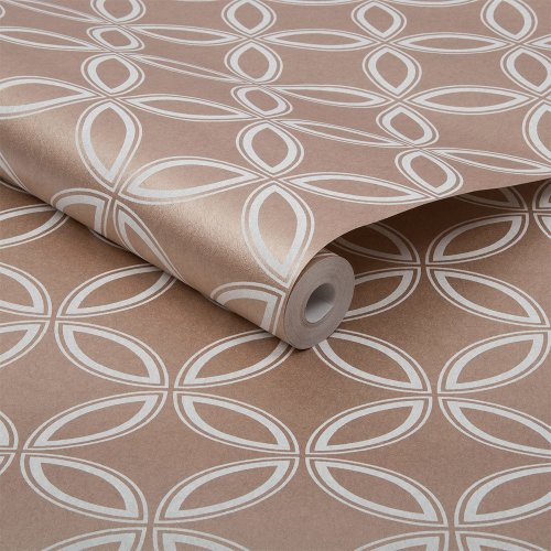 Graham & Brown Eternity Rose Gold Wallpaper Roll