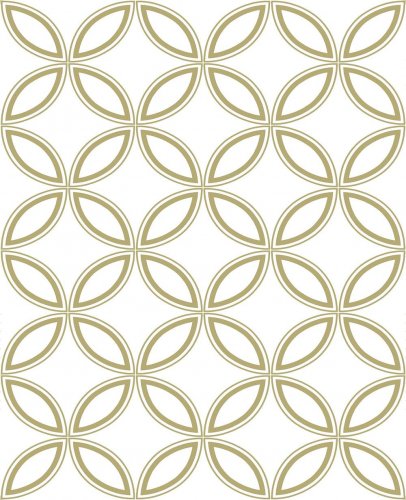 Graham & Brown Eternity White & Gold Wallpaper