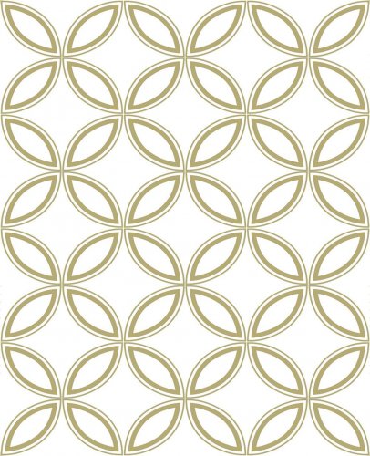 Graham & Brown Eternity White & Gold Wallpaper