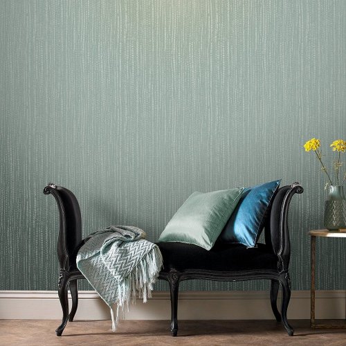 Graham & Brown Tranquil Rose Gold RoGraham & Brown Bamboo Texture Green Wallpaper Room