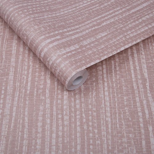 Graham & Brown Bamboo Texture Pink Wallpaper Roll