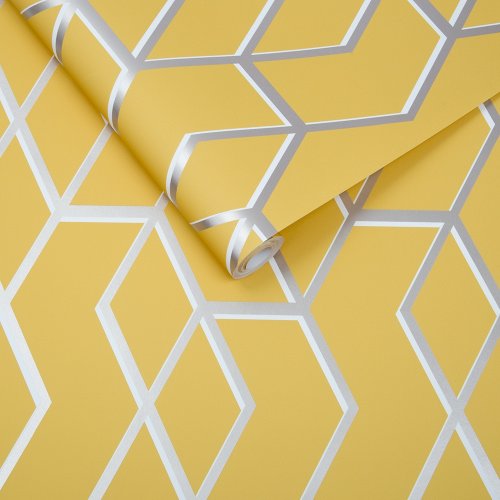 Graham & Brown Archetype Yellow Wallpaper 104731