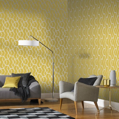 Graham & Brown Archetype Yellow Wallpaper 104731