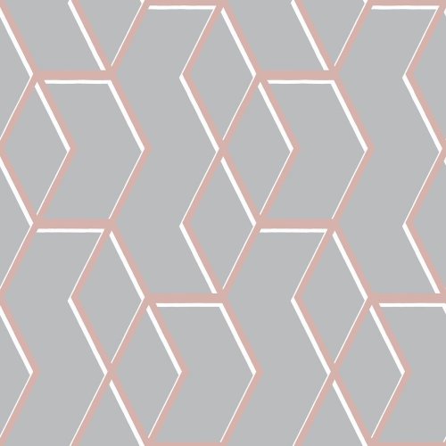 Graham & Brown Archetype Grey & Rose Gold Wallpaper 104734