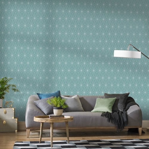 Graham & Brown Prism Mint Wallpaper 104738