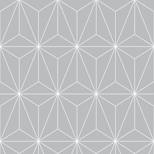 Graham & Brown Prism Silver Wallpaper 104740