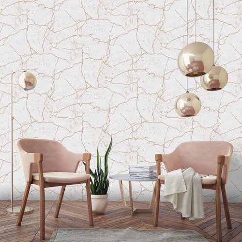 Superfresco Easy Kintsugi Gold Wallpaper