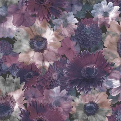 Superfresco Midnight Garden Purple Wallpaper 104895