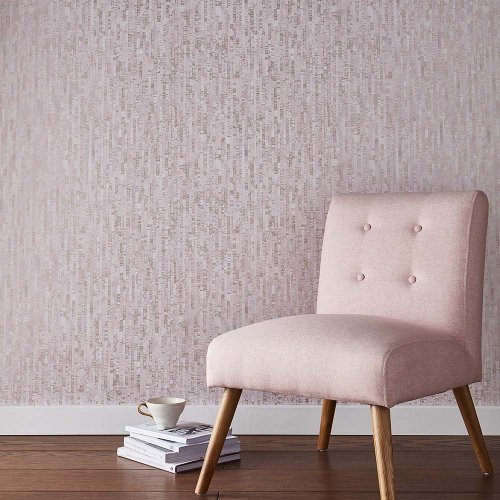 Graham & Brown Betula Blush & Gold Wallpaper