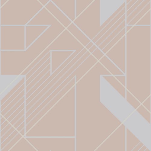 Graham & Brown Graphic Blush Wallpaper 105244