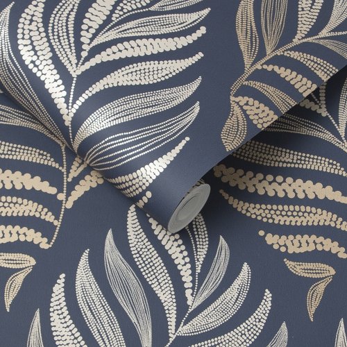 Graham & Brown Botanica Midnight Wallpaper Roll