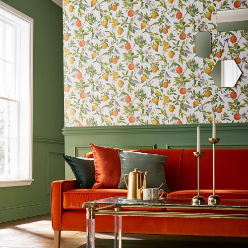 Graham & Brown Amalfi Fresco Wallpaper Room