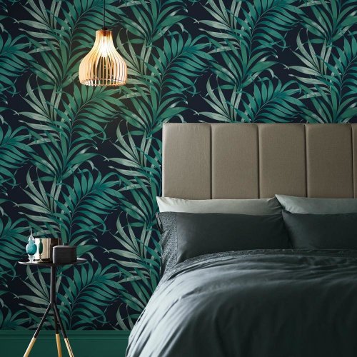 Graham & Brown Botanical Dusk Wallpaper Room