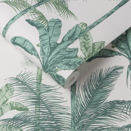 Graham & Brown Jungle Luscious Green Wallpaper Roll