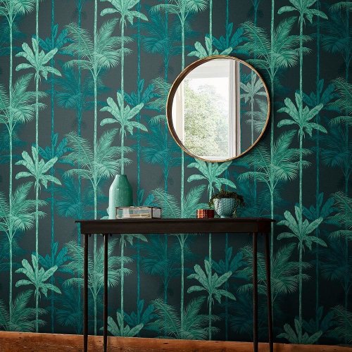 Graham & Brown Jungle Mood Green Wallpaper Room