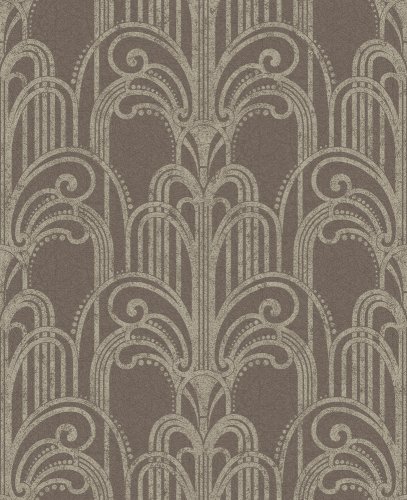 Graham & Brown Art Deco Natural Wallpaper