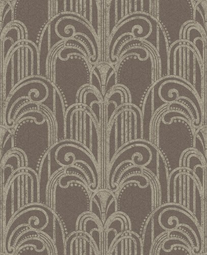 Graham & Brown Art Deco Natural Wallpaper