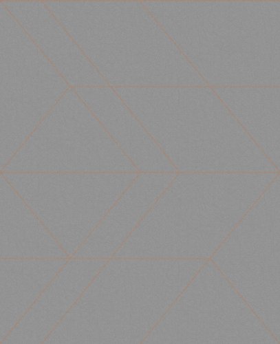 Graham & Brown Balance Grey & Rose Gold Tile