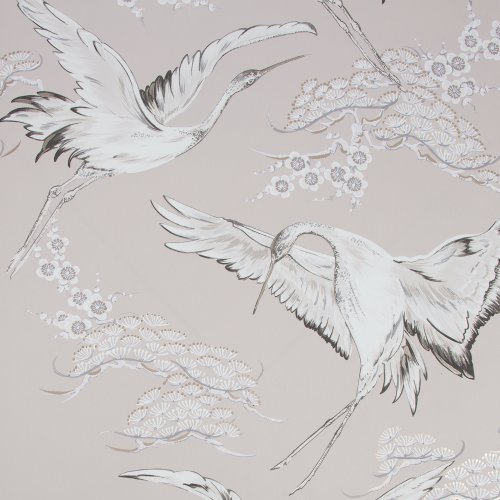 Superfresco Easy Crane Pink Wallpaper 107024