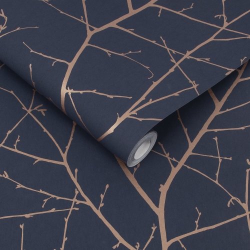 Graham & Brown Boreas Midnight Wallpaper Roll