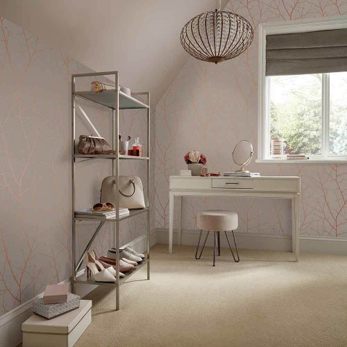 Graham & Brown Boreas Natural Wallpaper Room