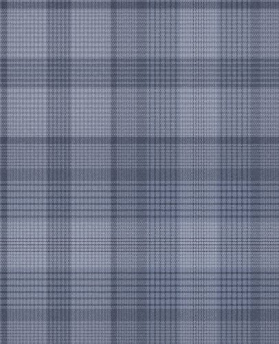 Graham & Brown Heritage Plaid Blue Wallpaper