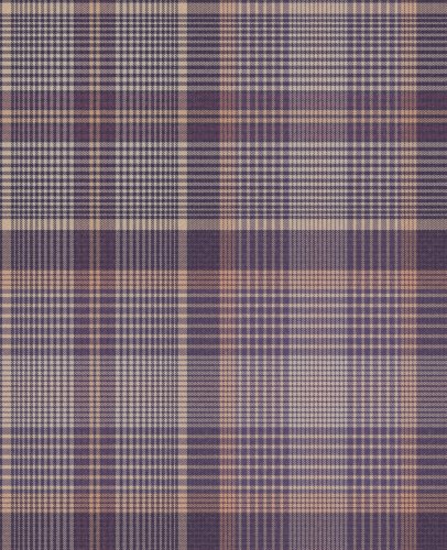 Graham & Brown Heritage Plaid Plum Wallpaper