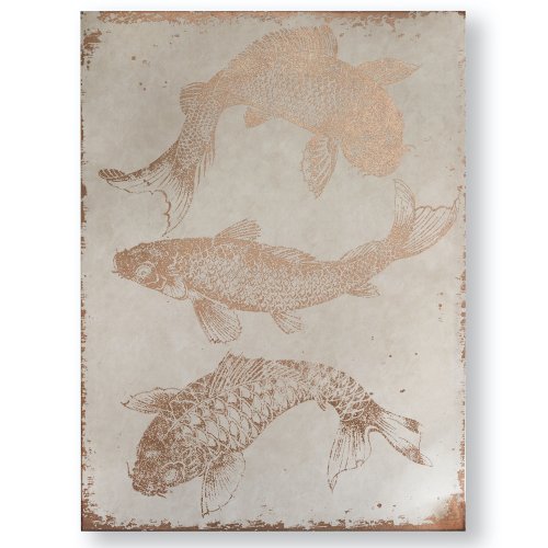 Rose Gold Koi Carp Canvas