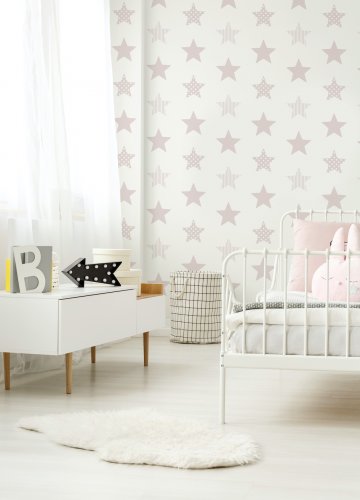 Superfresco Easy SuperStar Pink Wallpaper 108260