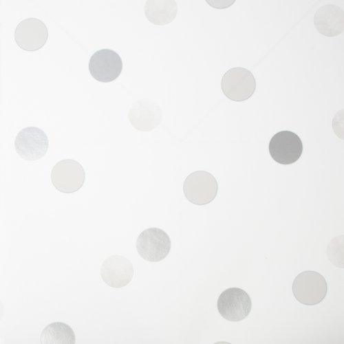 Superfresco Easy Dotty Polka Silver Wallpaper 108563